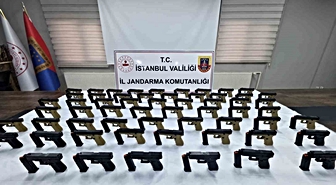 Eyüpsultan'da silah operasyonu: 58 tabanca ele geçirildi