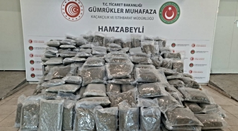 Hamzabeyli'de 288 Kilogram Esrar Ele Geçirildi