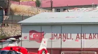 Feke'de Kalp Krizi Geçiren Vatandaş Ambulans Helikopterle Hastaneye Yetiştirildi