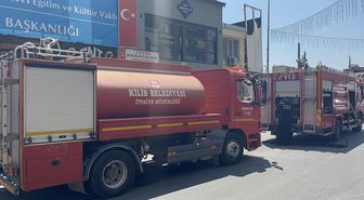 Kilis'te Baklava İş Yerinde Yangın