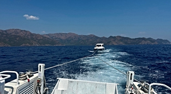 Marmaris'te Arızalı Yattaki 7 Kişi Kurtarıldı