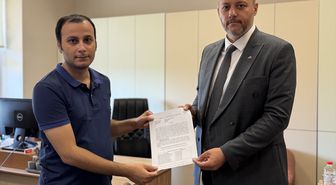MHP Edirne İl Başkanı Biçer Mazbatasını Aldı