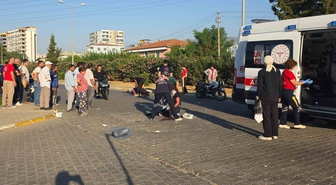 Nazilli'de motosiklet kazası: 2 ağır yaralı