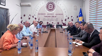 Trakya Üniversitesi ile Kosova'daki Haxhi Zeka Üniversitesi arasında iş birliği protokolü imzalandı