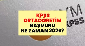 KPSS Ortaöğretim başvuruları başlıyor