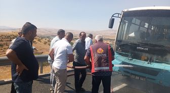 Elazığ'da Belediye Otobüsü Yangını