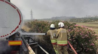 Hatay'da Tanker Yangını Kontrol Altına Alındı