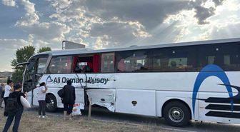 Kırıkkale'de zincirleme kaza: 1 yaralı