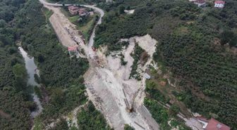 Ünye-Akkuş Yolu İçin Fore Kazık Çalışmaları Sürüyor