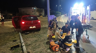 Samsun'da İki Otomobil Çarpıştı: 10 Yaralı