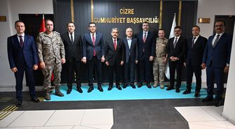 Şırnak Valisi'nden Cizre Başsavcısı'na ziyaret