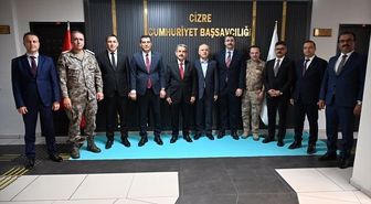 Şırnak Valisi'nden Cizre Başsavcısı'na ziyaret