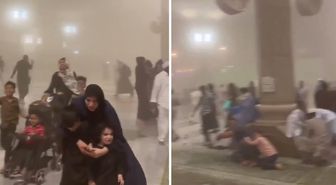 Suudi Arabistan'ı kum fırtınası vurdu