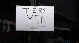 Erzurum'da Esnaftan Ters Yön Tabelası Çözümü