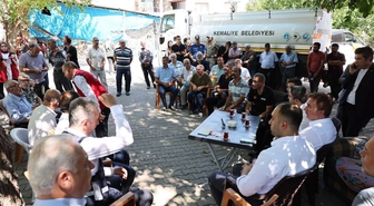 Erzincan Valisi yangın bölgesinde incelemelerde bulundu