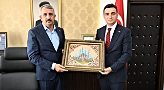 Vali Sezer'den Yeni Kaymakam Güzel'e Ziyaret