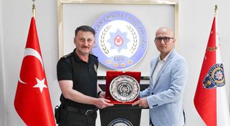 Albay Fatih Aslan'dan Emniyet Müdürü Zafer Baybaba'ya Ziyaret
