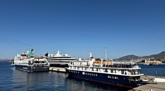 Bodrum'a Üç Kruvaziyer Gemisiyle 293 Turist Geldi