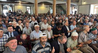 Çorum'da Zafer Bayramı'nda şehitler için hatim duası