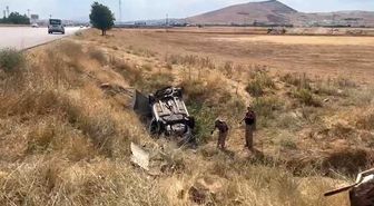 Elazığ'da Şarampole Devrilen Otomobilde 1 Yaralı