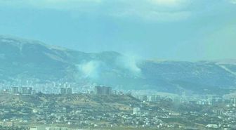 Kahramanmaraş'ta Yıldırım Düşmesi Sonucu Orman Yangını