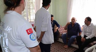Karacasu'da Evde Sağlık Hizmetleri Yerinde Değerlendiriliyor