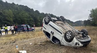 Kastamonu'da Araç Devrildi: 4 Yaralı