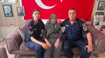 Jandarmadan Şehit Annelerine Ziyaret