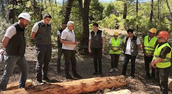 Orman Bölge Müdürü Yılmaz, Soma'daki Yangın Önleme Çalışmalarını Yerinde İnceledi