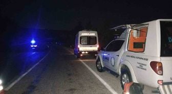 Denizli'de Yabani Hayvana Çarpan Araç Şarampole Uçtu: Sürücü Kayıp