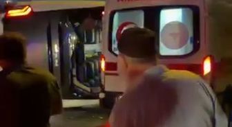 D-100'de Servis Otobüsü Devrildi: 18 Yaralı