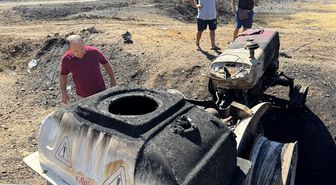 Fethiye'de Yangın Kahramanının Traktörü Küle Döndü