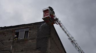 Ordu'da çatı yangını söndürüldü