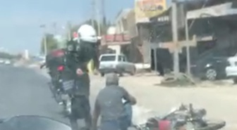 Plakasız motosiklet sürücüsüne 242 bin TL ceza