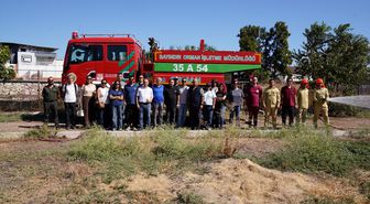 Tire'de 18 gönüllü orman yangınıyla mücadele sertifikası aldı