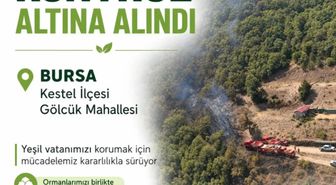 Bursa'daki Orman Yangını Kontrol Altına Alındı