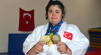 Down sendromlu Zeynep Sude judoda dünya şampiyonu