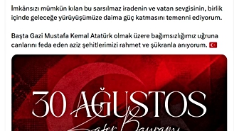 Emine Erdoğan'dan 30 Ağustos Zafer Bayramı Mesajı