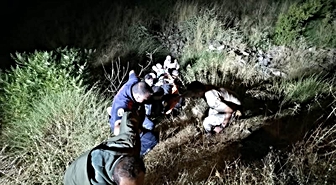 Hatay'da Yamaçtan Düşen Vatandaş Ekiplerin Koordineli Müdahalesiyle Kurtarıldı