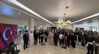 Katar'da Zafer Bayramı Resepsiyonu