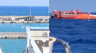 KKTC'nin Girne açıklarında 267 kişiyi taşıyan yolcu gemisi battı