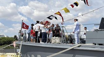 TCG Enez Gemisi Tekirdağ'da Ziyarete Açıldı