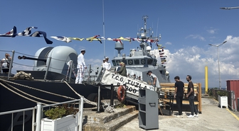 TCG Tuzla Gemisi Yalova'da Ziyarete Açıldı