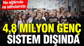 Türkiye ne eğitimde ne istihdamda olan genç nüfusta Avrupa'da zirvede: 4,8 milyon genç sistem dışında