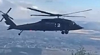 Seydişehir'de Dağda Yaralanan Kadın Askeri Helikopterle Kurtarıldı