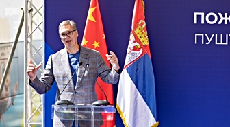 Sırbistan Cumhurbaşkanı Vucic, Çin yapımı Tuna Koridoru Otoyolu'nun açılışını yaptı