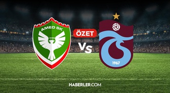 Amedspor Trabzonspor maç özeti ve golleri! (2-1) Amedspor Trabzonspor kaç kaç bitti, golleri kim attı?