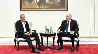 Aliyev ve Pezeşkiyan Bişkek'te Buluştu