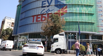 Balkanlı şoförlerden AB'ye Şengen protestosu