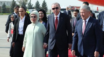 Erdoğan Bişkek'te ŞİÖ Zirvesi'ne Katıldı